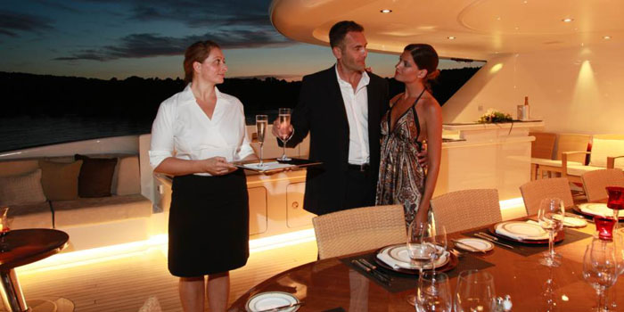 Yacht Stewardess for Luxury Mega yachts on Rotation