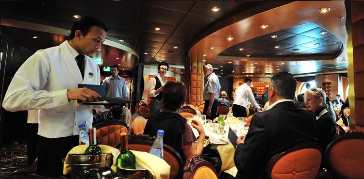 D.R Waiter/ess//Chef de Rang for Luxury River Passenger ships