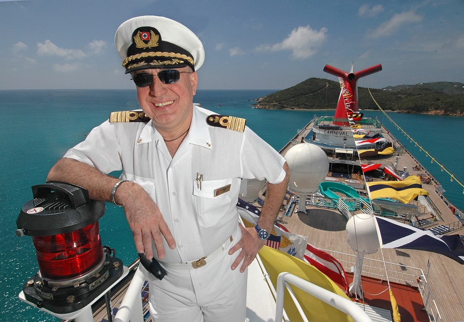 Master on board Luxury Yacht