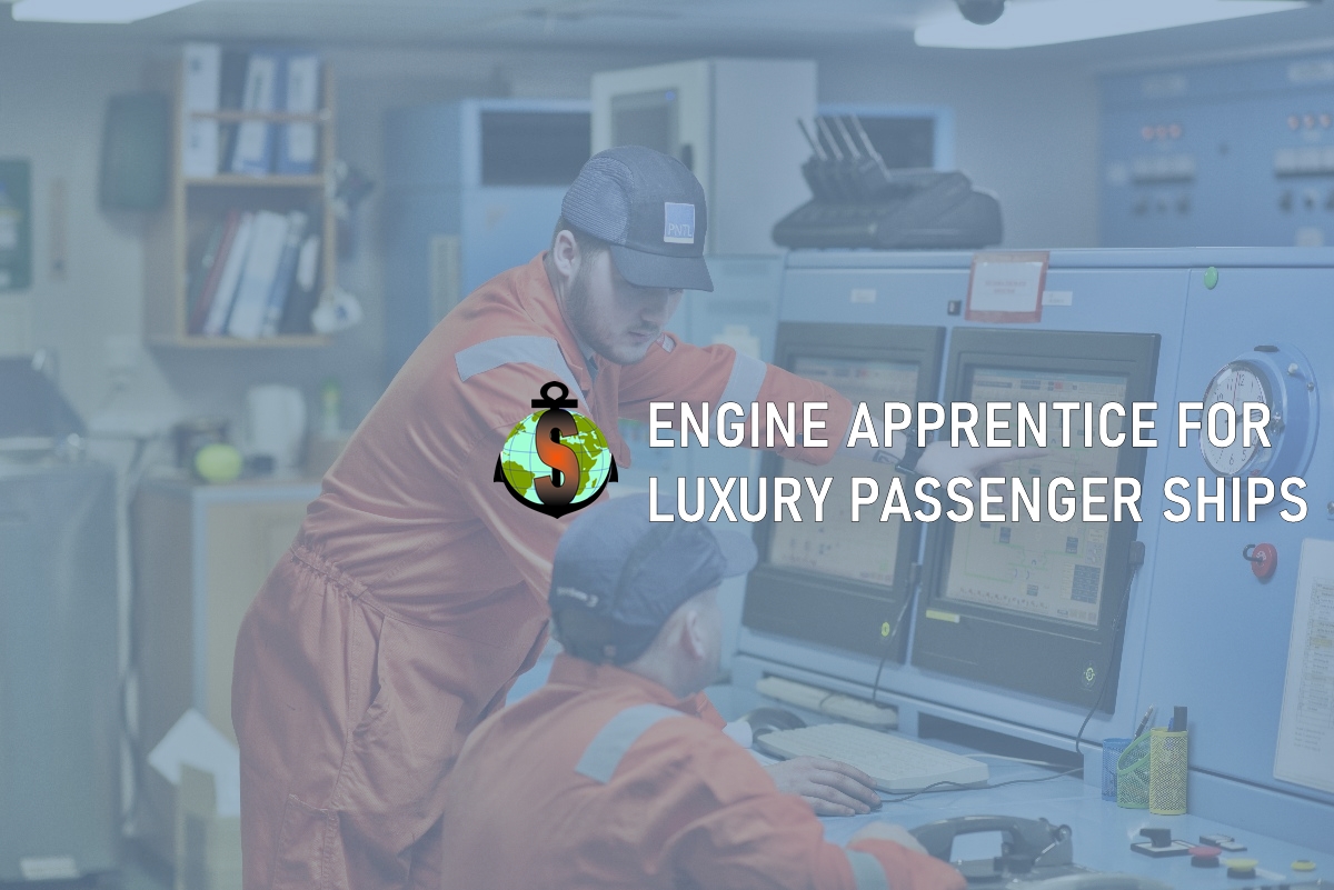 Engine Apprentice for work on passenger ship Majesty of the Seas 