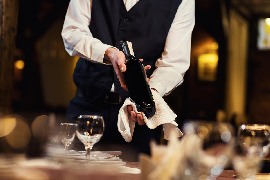 Commis de rang for work on board Luxury passenger ship for the Company Happag Lloyd's 