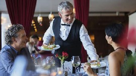 Senior Waiter for Luxury passenger ship