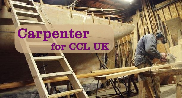 Дърводелец за работа на луксозни пасажерски кораби за компанията CCL UK