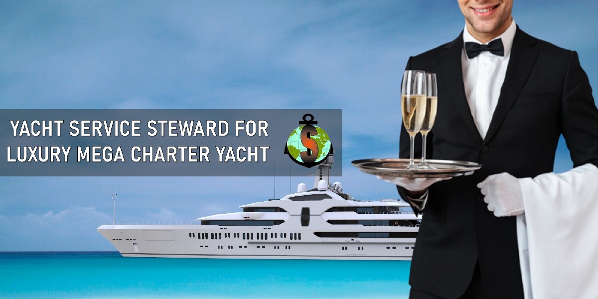 Yacht Steward for work on a Luxury Mega Yacht - 115 m. in Med Sea